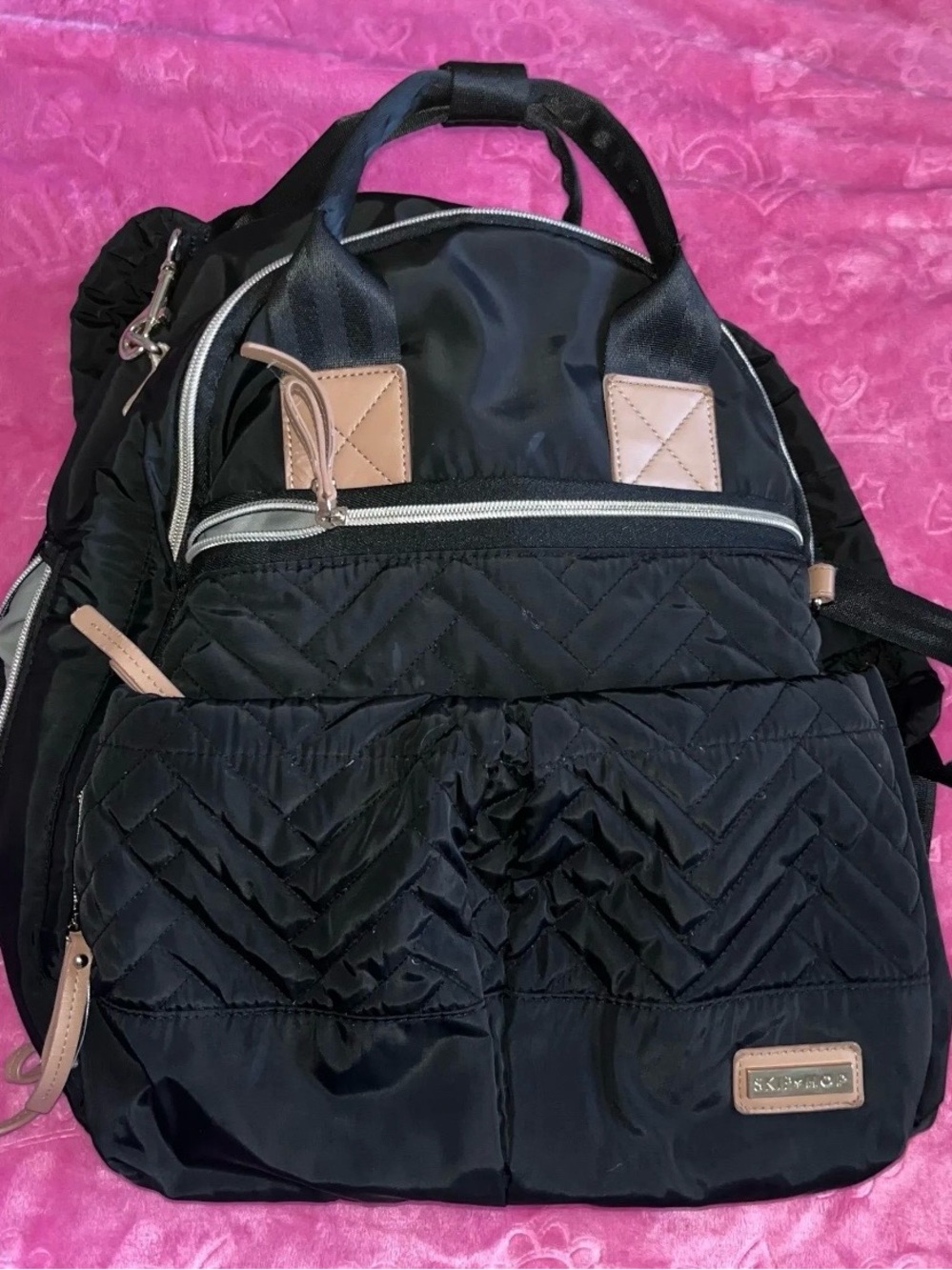 Skip Hop Forma Diaper Backpack - Black